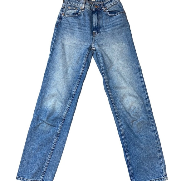 Free People We The Free The Pacifica High Rise Slim Straight Leg Jeans - Picture 3 of 8